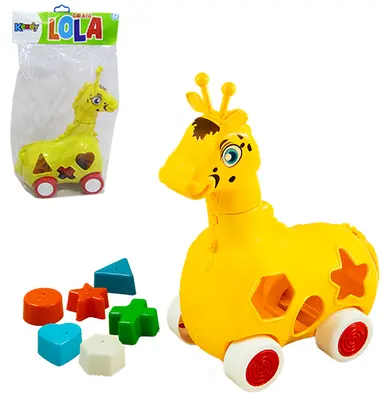 GIRAFA LOLA DIDATICA RODA LIVRE