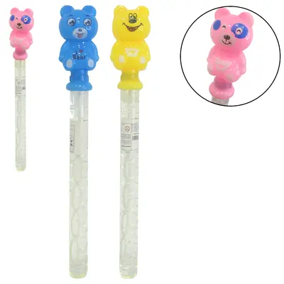 LANCA BOLHA DE SABAO NO TUBO URSO 36CM