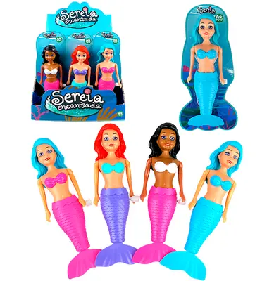 BONECA SEREIA ENCANTADA PARA BANHO A CORDA DP PLAY