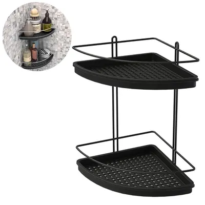 CANTONEIRA ARAMADO / PLASTICO BLACK COM 2 DIVISORIAS MULTIUSO 28,5X19CM