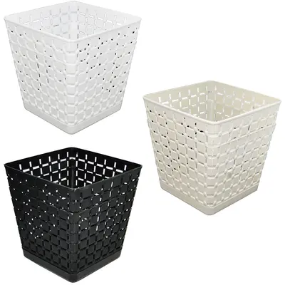 ORGANIZADOR DE PLASTICO QUADRADO VAZADO COLORS 13X10CM