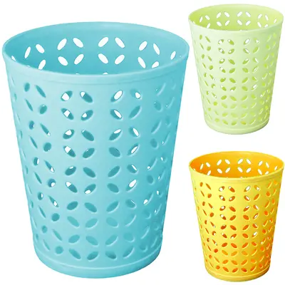 ORGANIZADOR DE PLASTICO REDONDO VAZADO COLORS 12X10CM DE Ø