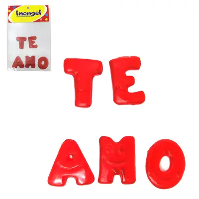 GEL DECORATIVO AUTOADESIVO INDIVIDUAL TE AMO