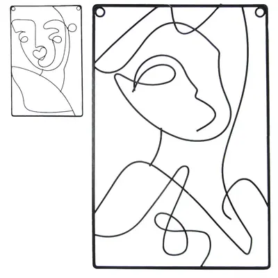 QUADRO DECORATIVO ARAMADO BLACK SORTIDOS 30X20CM