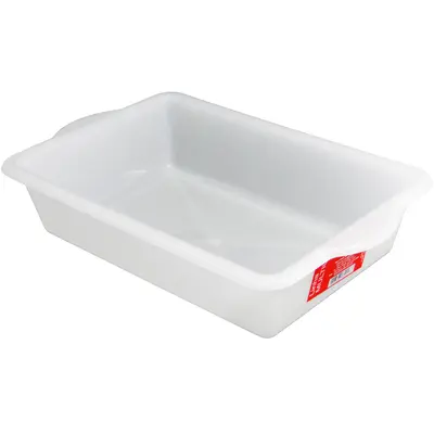CAIXA DE PLASTICO RETANGULAR LEITOSA MULTIUSO 2,4L 32X20CM
