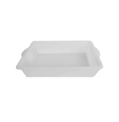 CAIXA DE PLASTICO RETANGULAR LEITOSA MULTIUSO 4,8L 38X28X6,5CM