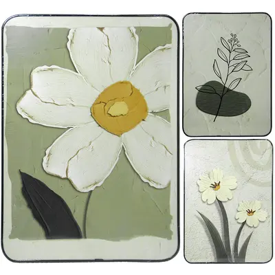 QUADRO DECORATIVO 34,2X24,2CM COM MOLDURA DE PLASTICO