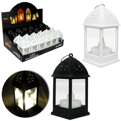 VELA DECORATIVA ELETRONICA DE LED LAMPARINA A BATERIA 10,5X4,7CM