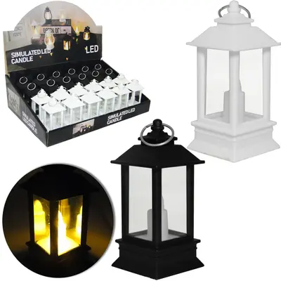 VELA DECORATIVA ELETRONICA DE LED LAMPARINA A BATERIA 9X4CM