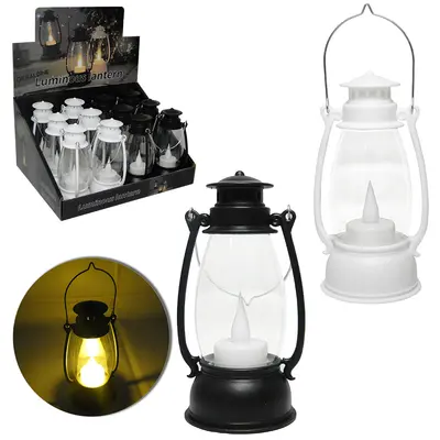 VELA DECORATIVA ELETRONICA DE LED LAMPIAO A BATERIA 13X6CM