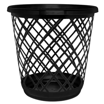 LIXEIRA CESTO DE PLASTICO REDONDO TELADO COLORS 10L 27X25CM DE Ø