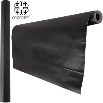 PAPEL DE PAREDE ROLO AUTOADESIVO PRETO 45CMX5M