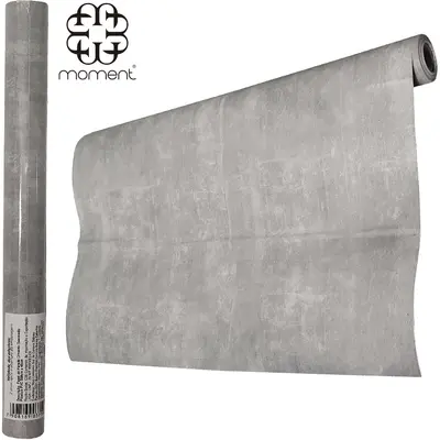 PAPEL DE PAREDE ROLO AUTOADESIVO CIMENTO QUEIMADO 45CMX5M