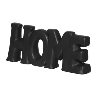 ENFEITE HOME DE PORCELANA PRETO 13X6,5X2,5CM