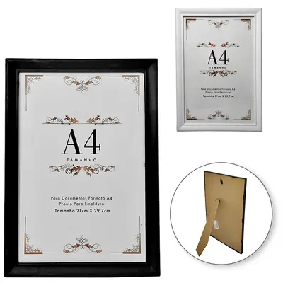 QUADRO PARA DIPLOMAS / CERTIFICADOS A4 DE PLASTICO TMD 29,7X21CM