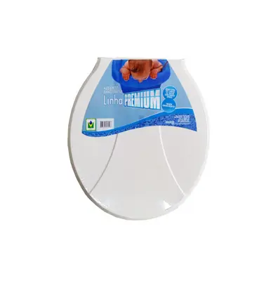 ASSENTO SANITÁRIO BRANCO LINHA PREMIUM 43X37,5CM