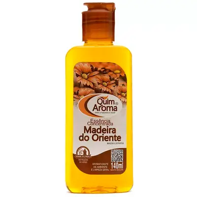 ESSENCIA CONCENTRADA AROMATIZANTE DE AMBIENTE MADEIRA DO ORIENTE COM TAMPA FLIP 140ML