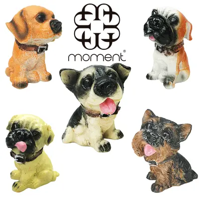 ENFEITE CACHORRO DE RESINA SORTIDOS 5,5X4X3,5CM