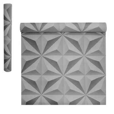 PAPEL DE PAREDE ROLO AUTOADESIVO GESSO 3D DCA DECOR 45CMX5M