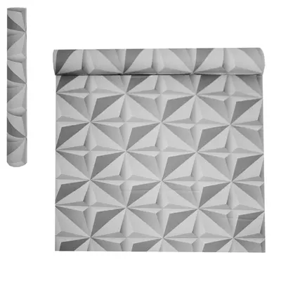 PAPEL DE PAREDE ROLO AUTOADESIVO GESSO 3D DCA DECOR 45CMX5M