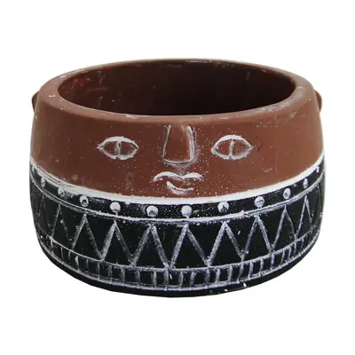 VASO DECORATIVO DE CIMENTO REDONDO 7,5X15CM DE Ø