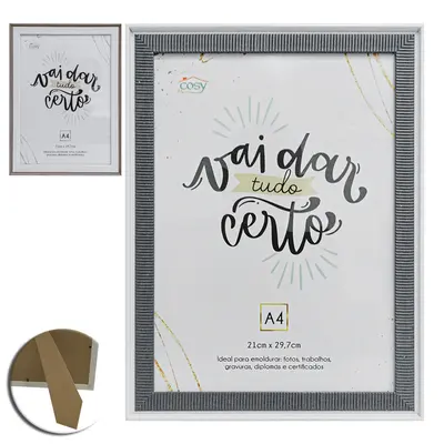 QUADRO PARA DIPLOMAS / CERTIFICADOS A4 DE PLASTICO TMD 29,7X21CM