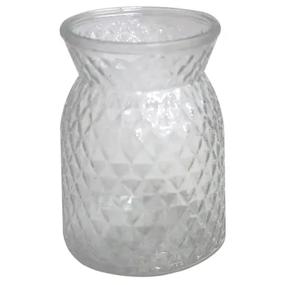 VASO DE VIDRO REDONDO 15,5X11CM DE Ø