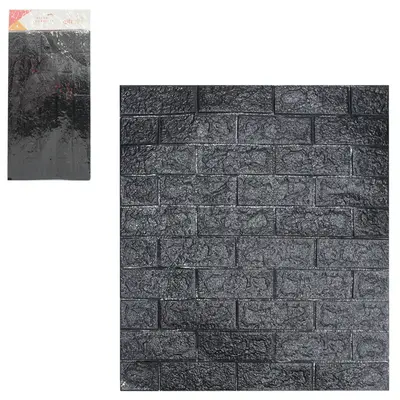 PAPEL DE PAREDE PLACA AUTOADESIVO TIJOLO 77X70CM