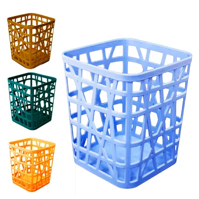 ORGANIZADOR DE PLASTICO QUADRADO VAZADO COLORS 11X9CM