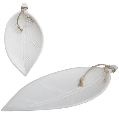 ENFEITE PORTA JOIAS FOLHA DE MADEIRA MDF 28X15CM