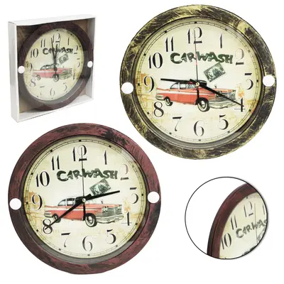 RELOGIO DE PAREDE REDONDO VINTAGE 26CM DE Ø