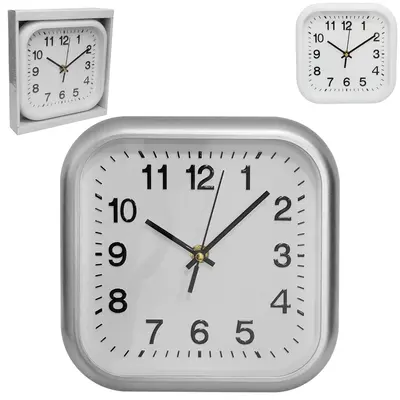 RELOGIO DE PAREDE QUADRADO 19CM
