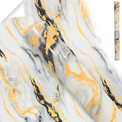 PAPEL DE PAREDE ROLO AUTOADESIVO MARMORE DECOR 120CMX3M