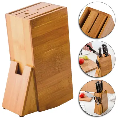 ORGANIZADOR / CEPO DE BAMBU PARA FACAS FACILE 23,5X16X8CM