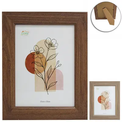 PORTA RETRATO 15X20 COM MOLDURA DE MADEIRA MDF TMD
