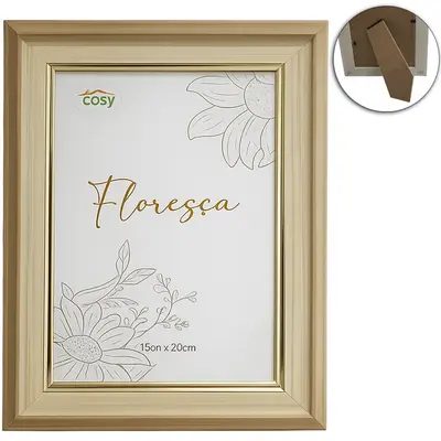 PORTA RETRATO 15X20 COM MOLDURA DE PLASTICO TMD