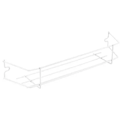 SUPORTE PRATELEIRA ORGANIZADOR ARAMADO PARA TEMPEROS BRANCO 31X7,5X5,5CM