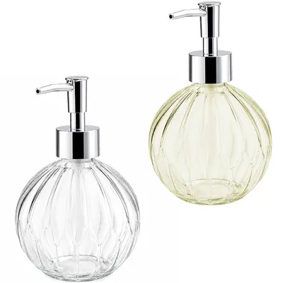 PORTA SABONETE LIQUIDO DE VIDRO REDONDO NEX COOK TRANSCOLOR 450ML