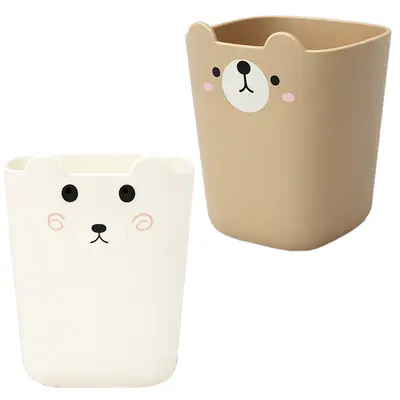 CESTO ORGANIZADOR PORTA TRECO DE PLASTICO QUADRADO URSO 11X9CM