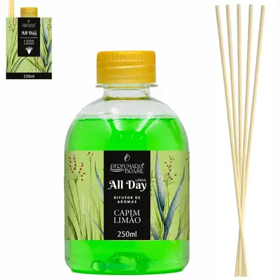 DIFUSOR DE AROMAS PARA AMBIENTES CAPIM LIMAO ALL DAY 250ML