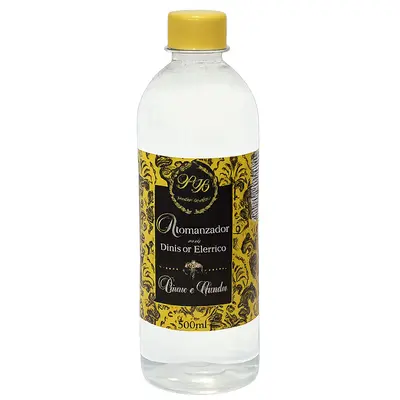 AROMATIZADOR PARA DIFUSOR ELETRICO DE AMBIENTE CRAVO E CANELA 500ML