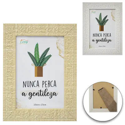PORTA RETRATO 10X15 COM MOLDURA DE PLASTICO TMD