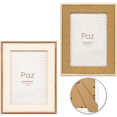 PORTA RETRATO 10X15 COM MOLDURA DE PLASTICO TMD