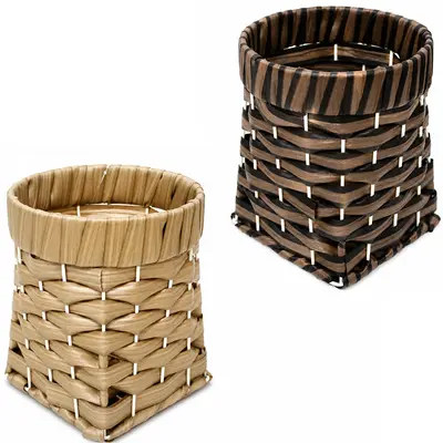 CESTO ORGANIZADOR DE PLASTICO TIPO VIME QUADRADO 16X13CM