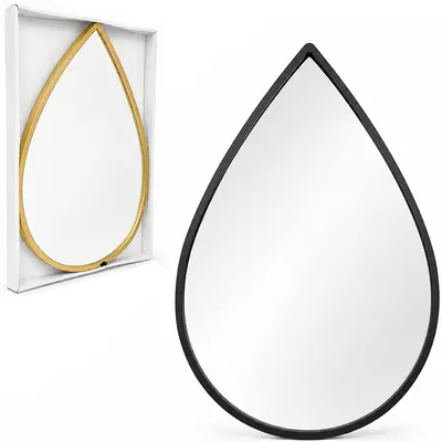 ESPELHO DE PENDURAR EMOLDURADO GOTA DECORATIVO 60X40CM