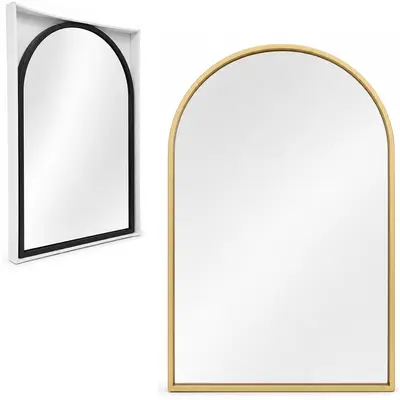 ESPELHO DE PENDURAR EMOLDURADO OVAL DECORATIVO 60X40CM