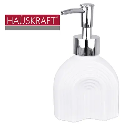 PORTA SABONETE LIQUIDO DE VIDRO ARCOS HAUSKRAFT 250ML