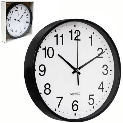 RELOGIO DE PAREDE REDONDO 24CM DE Ø