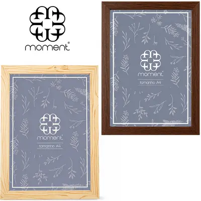 QUADRO PARA DIPLOMAS / CERTIFICADOS A4 DE MADEIRA MDF 29,7X21CM