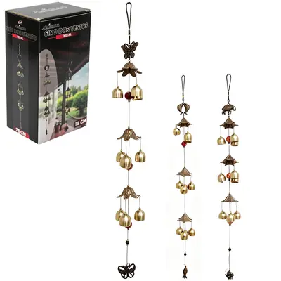 SINO DOS VENTOS DECORATIVO DE METAL 78CM